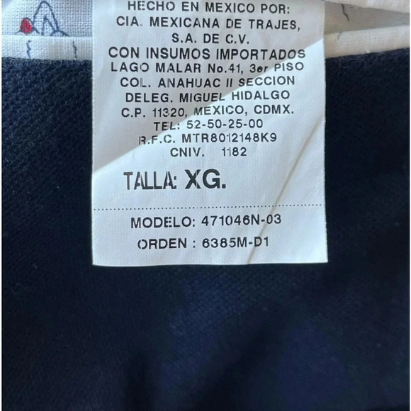 PERRY ELLIS PORTFOLIO SLIM FIT NAVY BLUE WOOLBLEND KIDS BLAZER XL - Picture 16 of 16